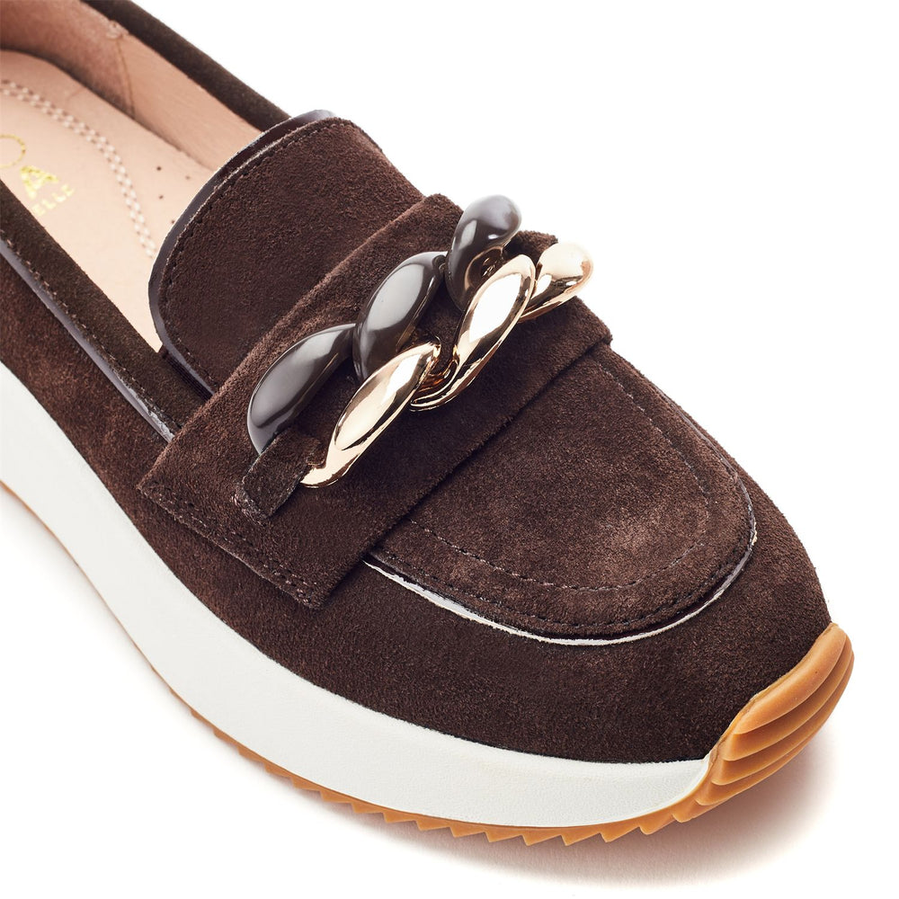 Sorrento Dark Brown Suede Shoes