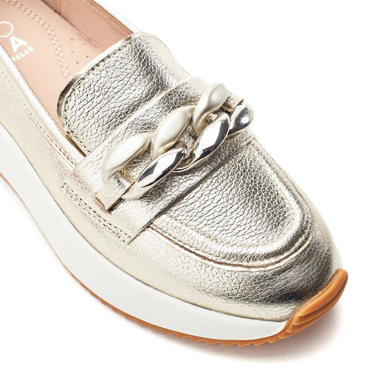 Sorrento Gold Leather Shoes