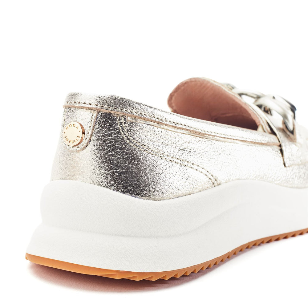 Sorrento Gold Leather Shoes