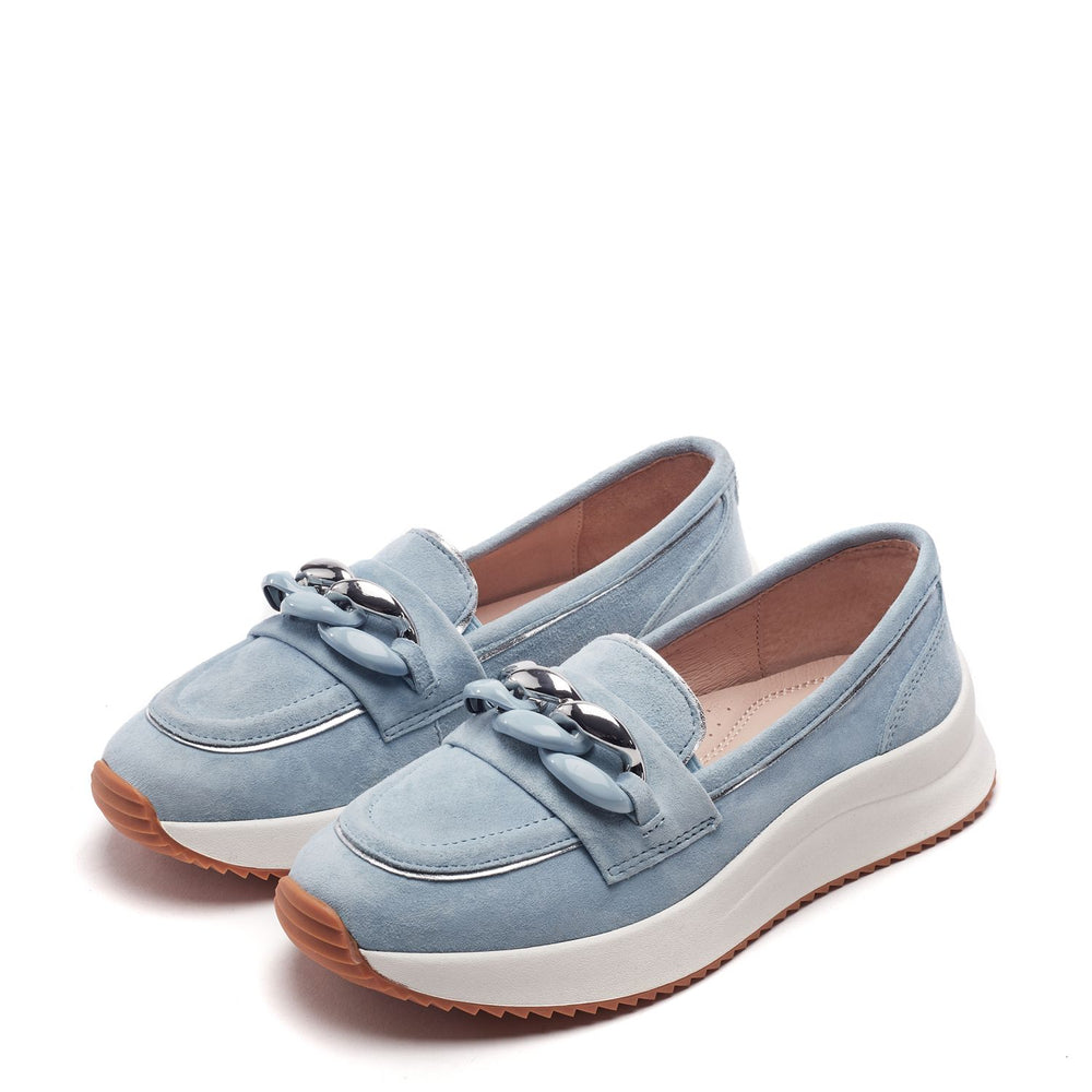 Sorrento Light Blue Suede Shoes