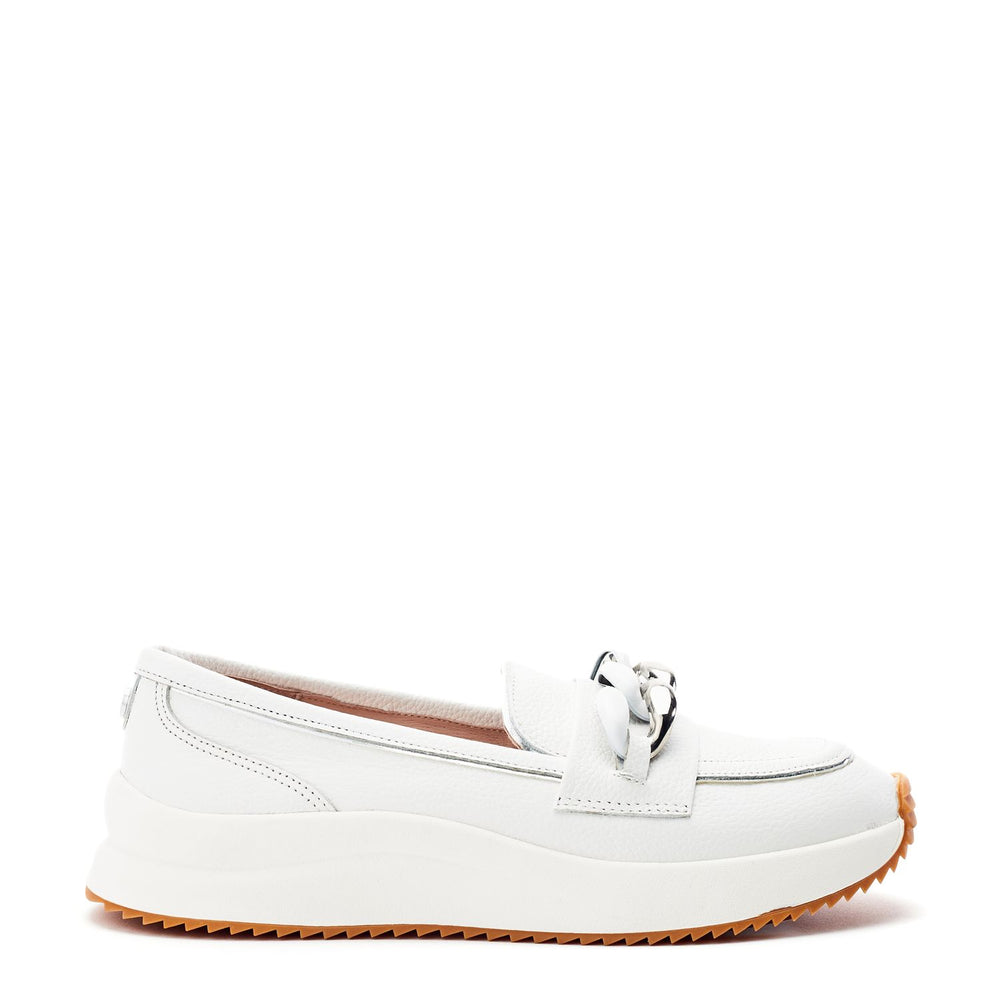 Sorrento White Leather Shoes