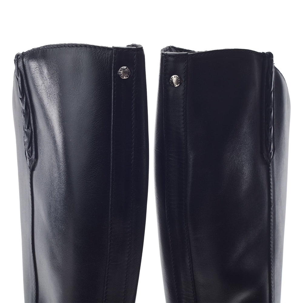 Syanna Black Leather Boots