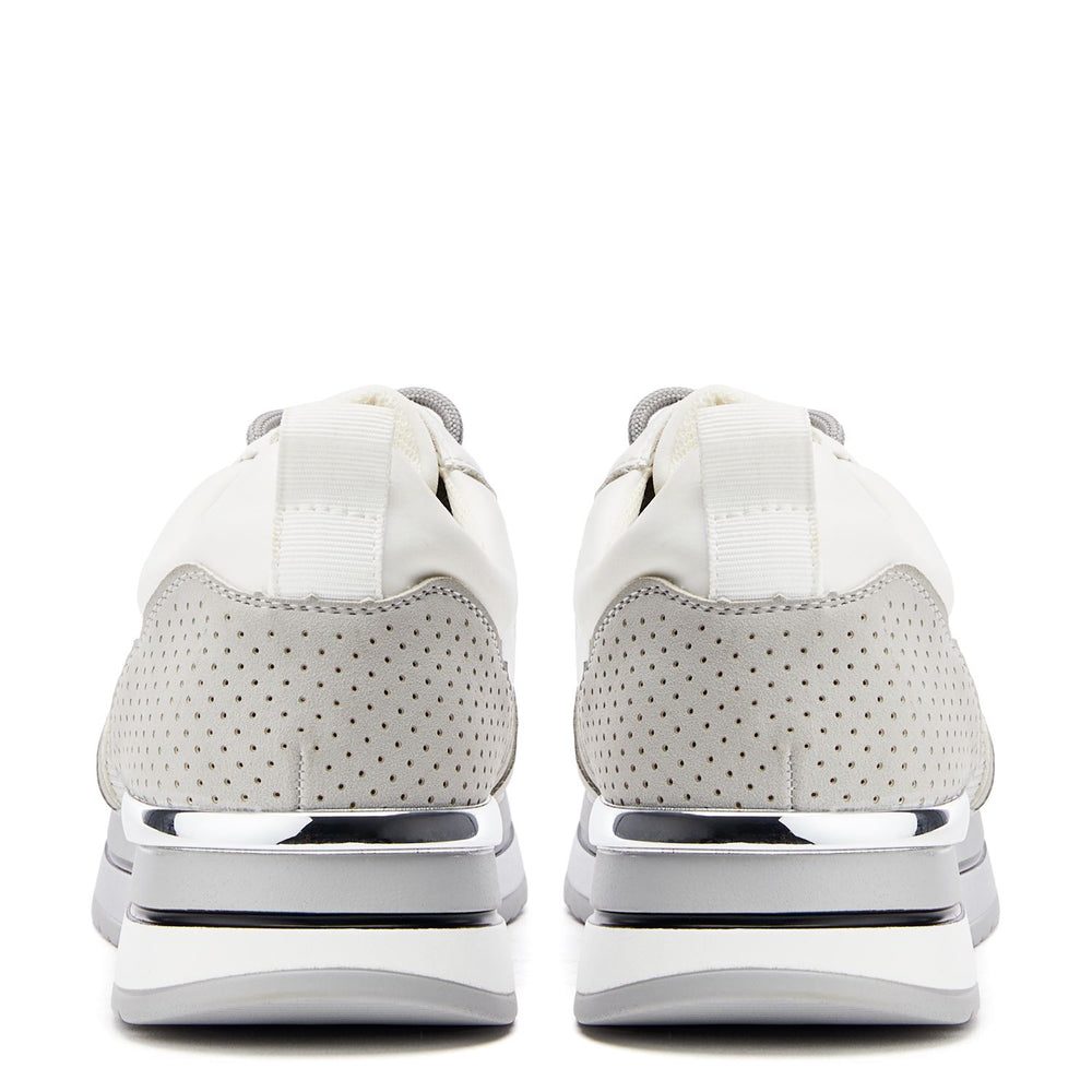 Whisp Grey Textile Trainers