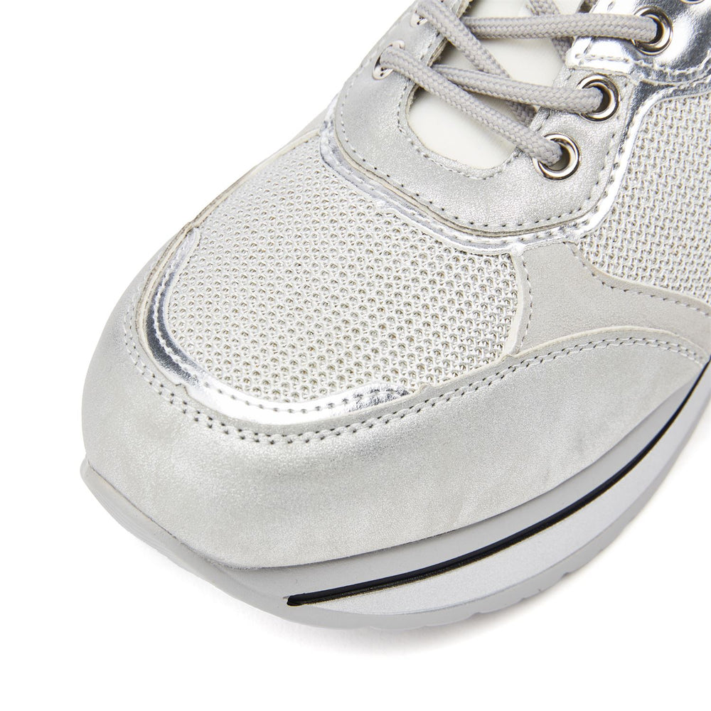 Whisp Grey Textile Trainers