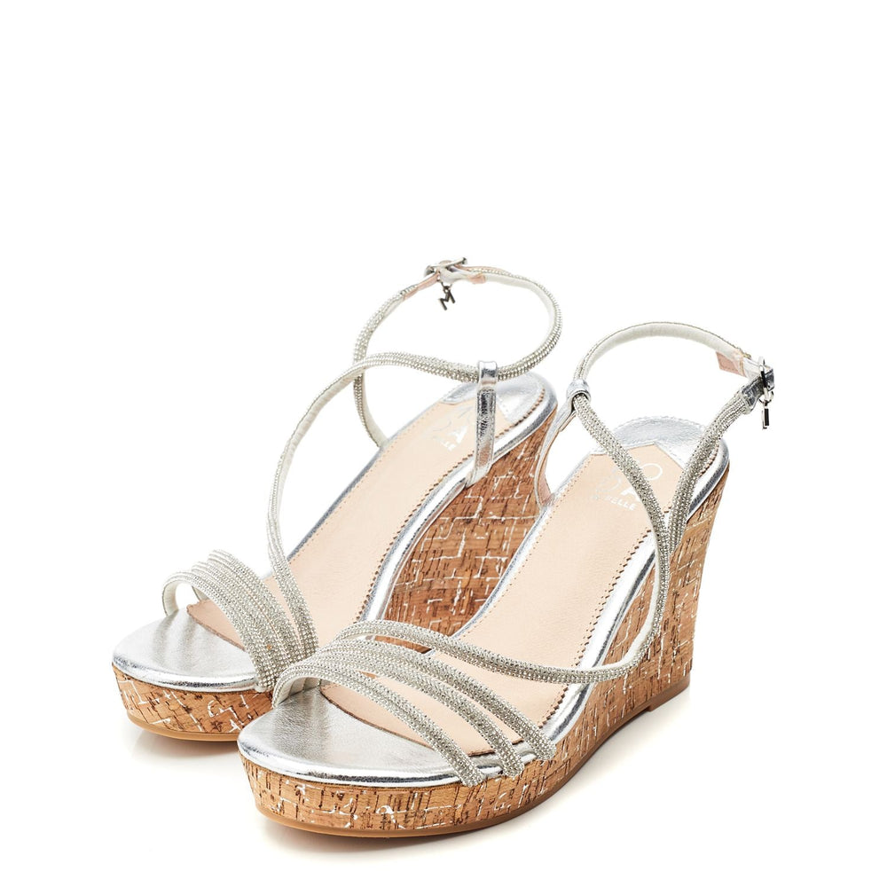 Winni Silver Metallic Sandals