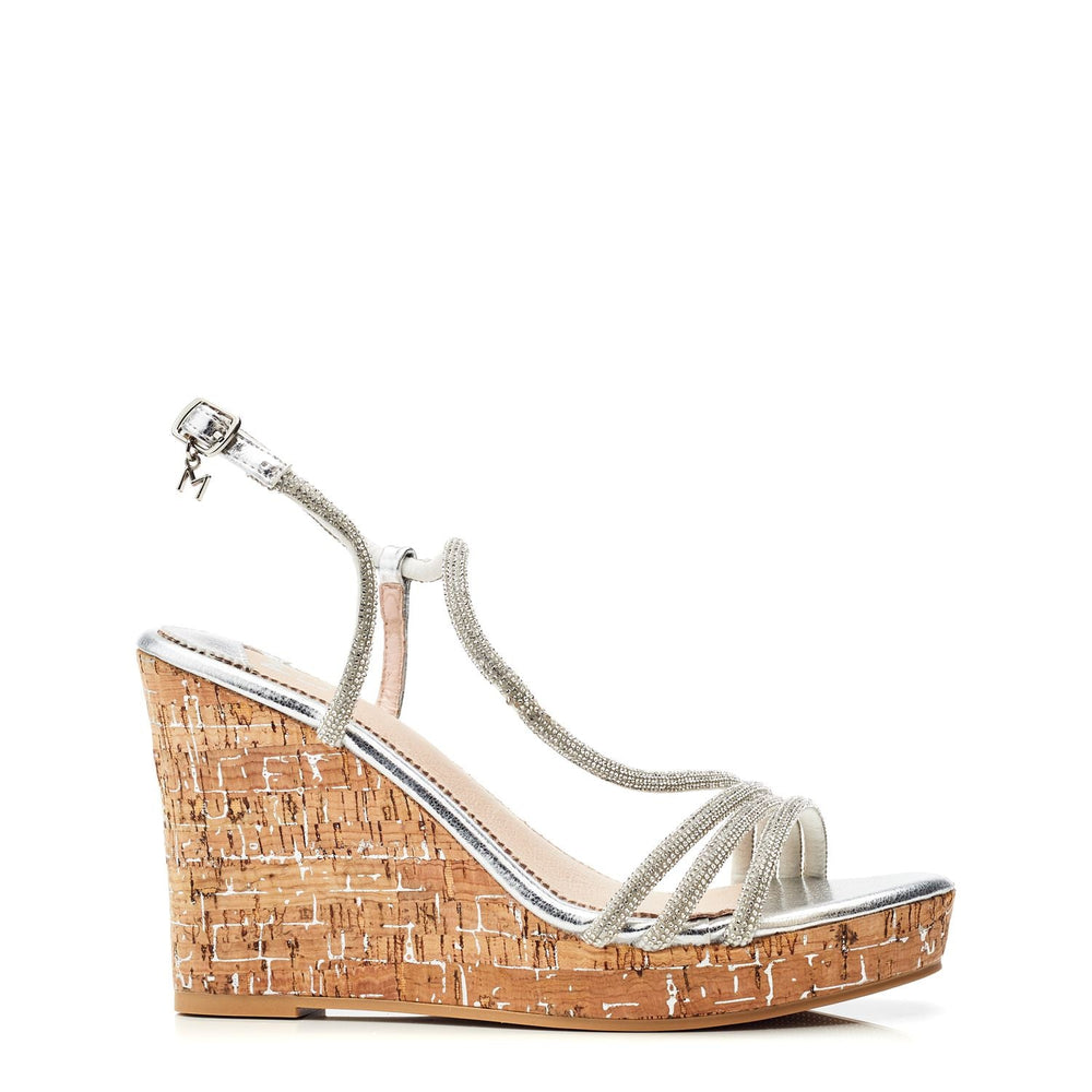 Winni Silver Metallic Sandals
