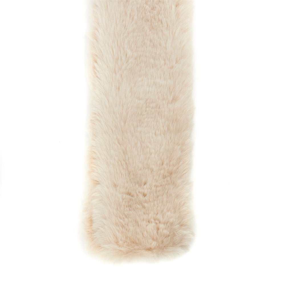 Yolanda Scarf Cream Faux Fur 